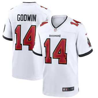 mens nike chris godwin white tampa bay buccaneers game jers